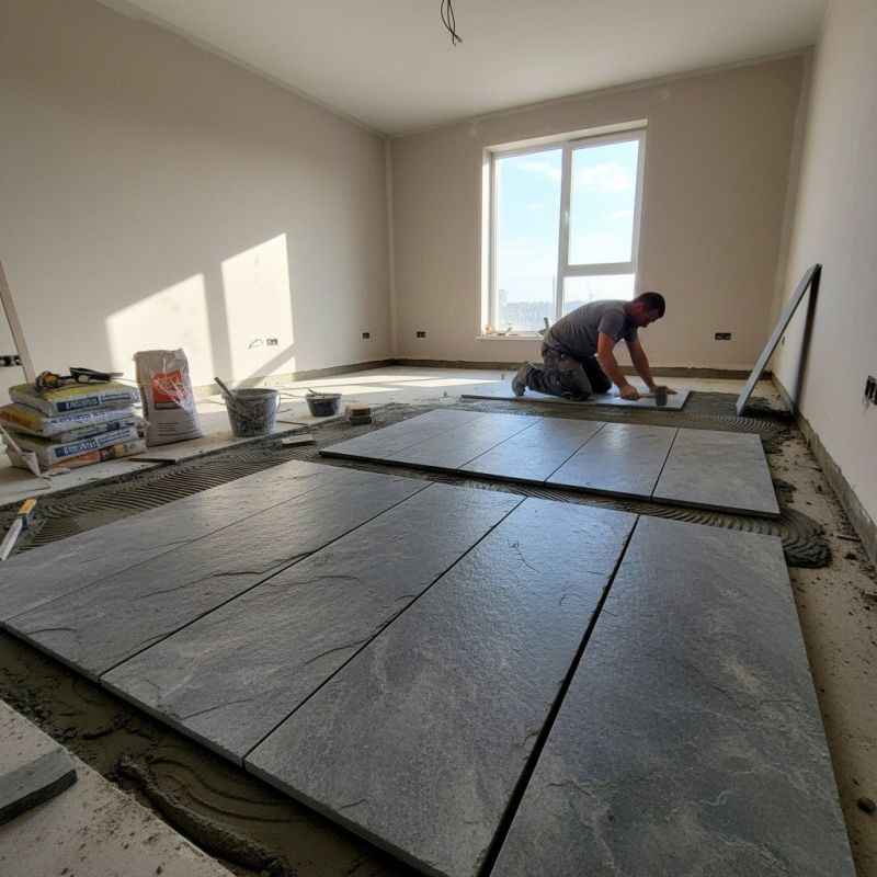 Stonework Installation detail